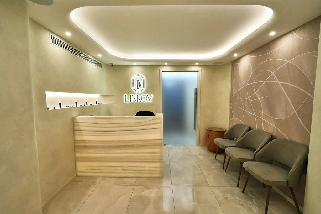 Linkov Hair Loss Restoration Waiting Area